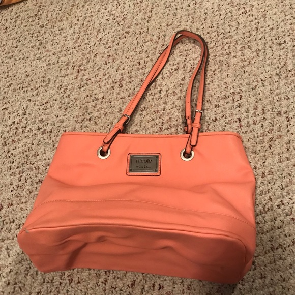 Nicole by Nicole Miller Amber orange tote bag - Picture 2 of 4